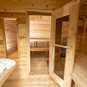 Georgian Cabin Sauna with Changeroom - Recover Summit