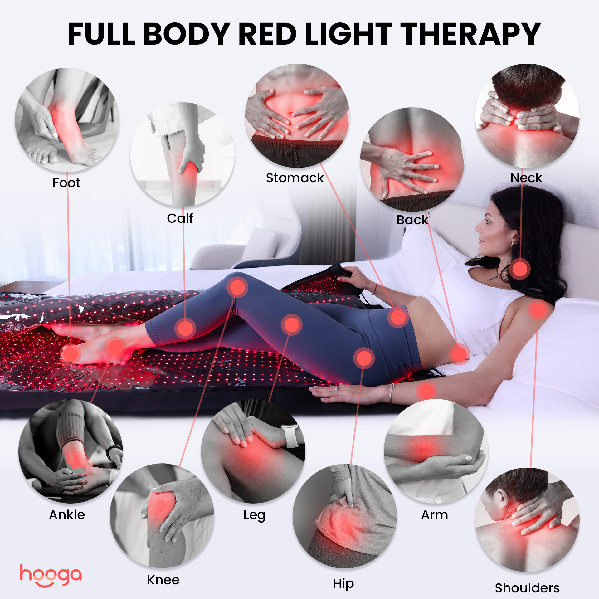 Hooga Red Light Therapy Pod XL - Recover Summit