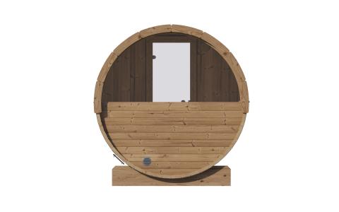 SaunaLife Model E7W 4 Person Barrel Sauna - Window